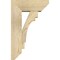 Ekena Millwork Merced Slat Rough Sawn Bracket w/ Offset Brace, Douglas Fir, 6"W x 14"D x 22"H BKT0604X14X22MRC06RDF - alternate 2